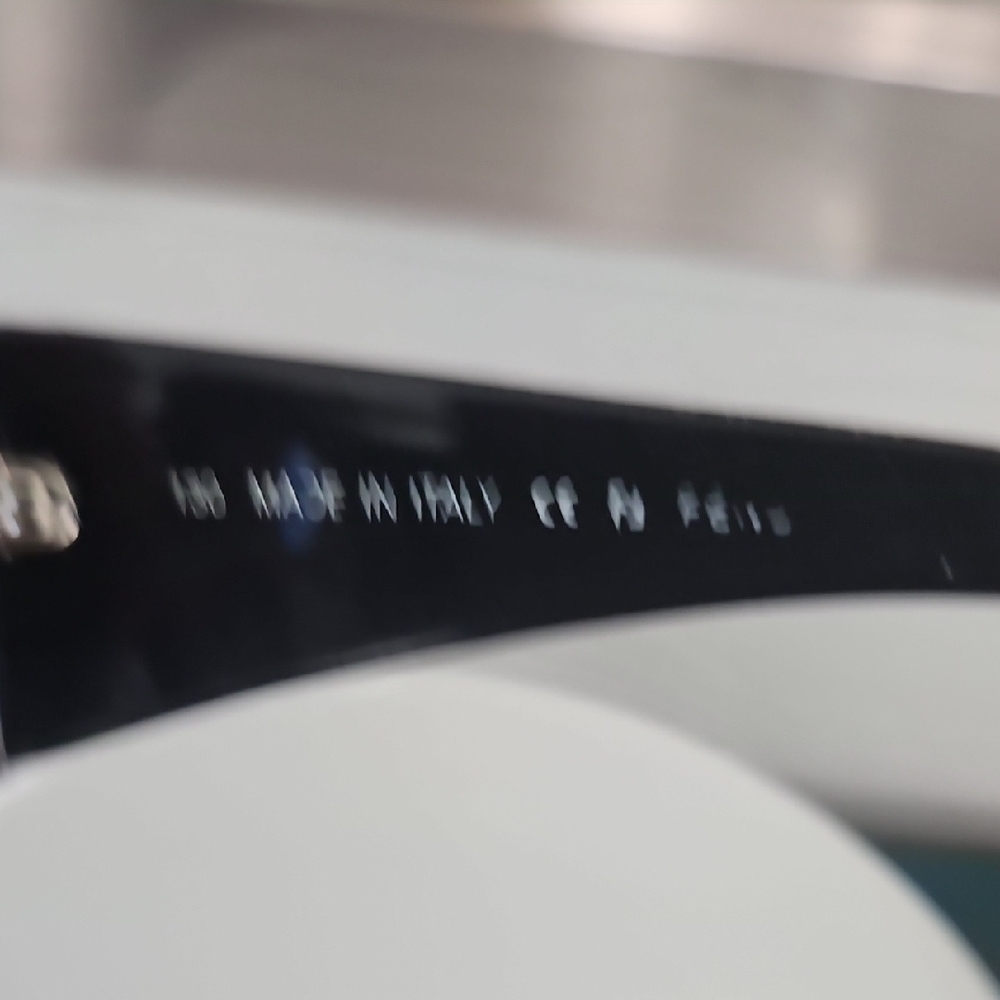Fendi Black Sunglasses with Silver Accents - Picture 9 of 9